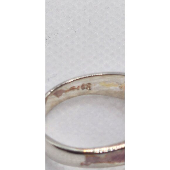 925 STERLING SILVER CHRYSOPRASE RING SIZE 8 - Picture 5 of 5